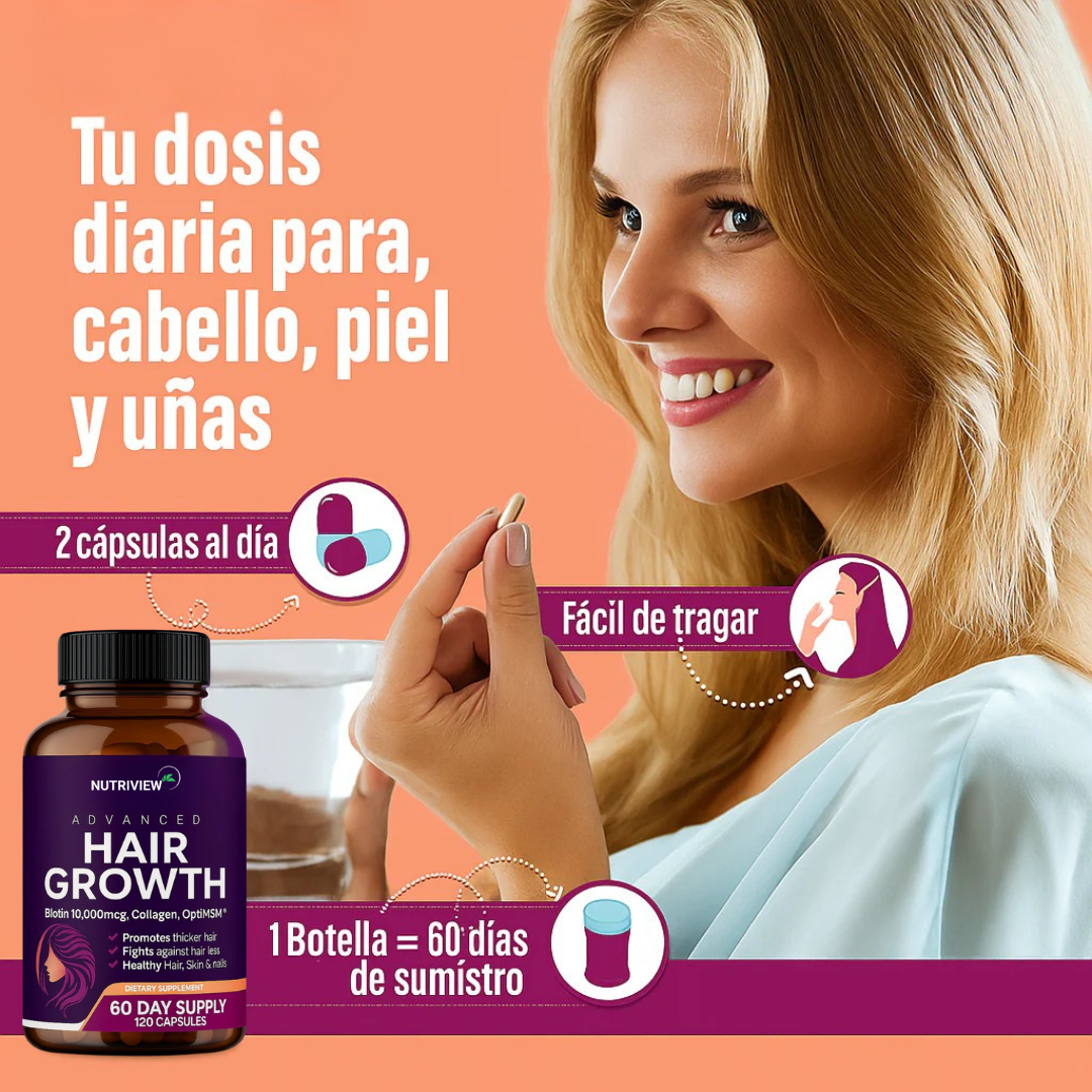 Vitamina para el Cabello, Piel y Uñas